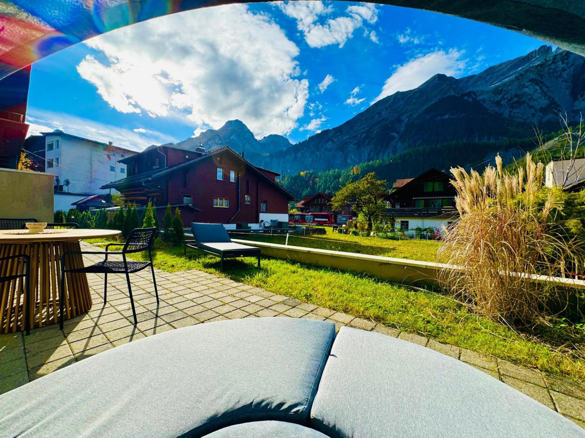 Apartament Cute & Cozy Oasis, Private Afternoon Sun Terrace Kandersteg Zewnętrze zdjęcie